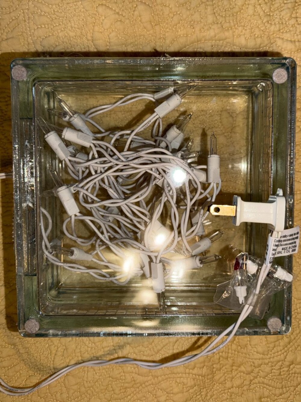 Glass Block Light - Picture 2 of 5
